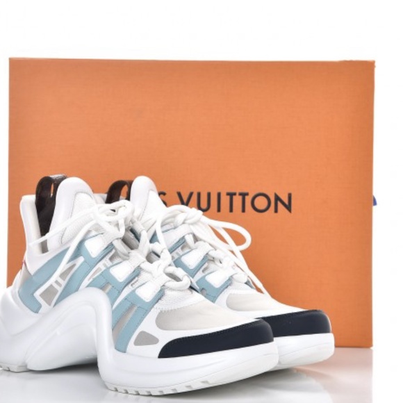 LOUIS VUITTON Calfskin Technical Nylon LV Archligh - Picture 4 of 8